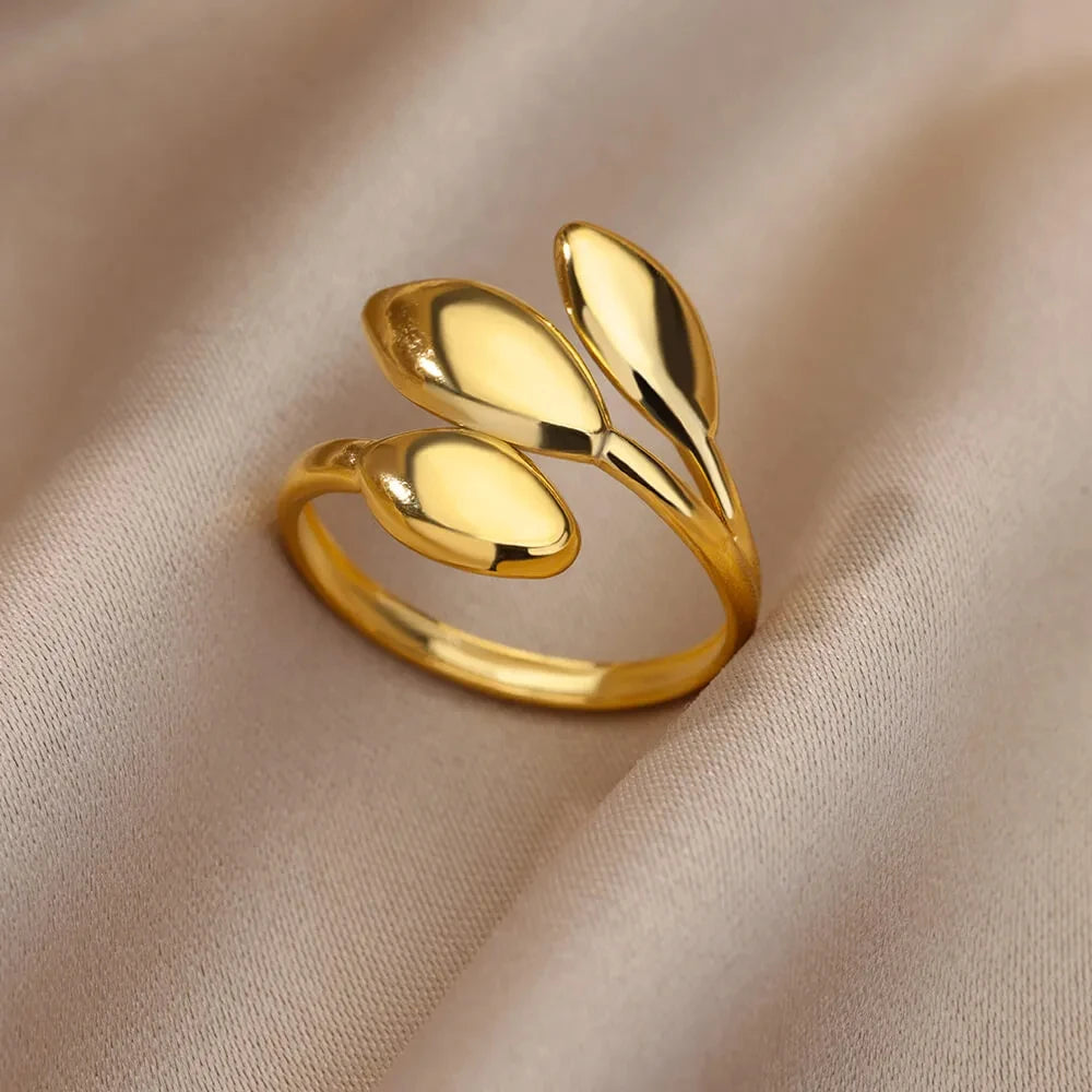 316L Stainless Steel Rings for Women Gold Color Never Fade Luxury Classic Rings Wedding Couple Rings Jewelry Free Shipping