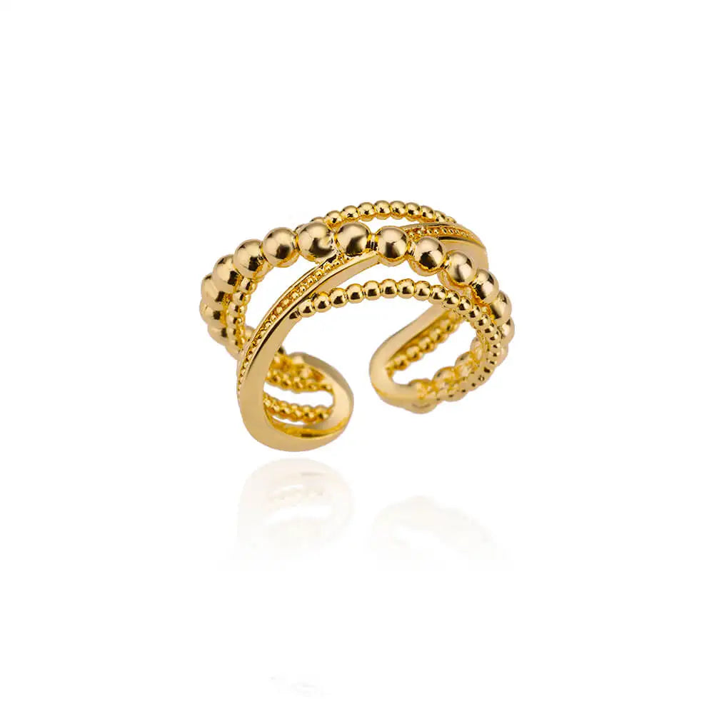 316L Stainless Steel Rings for Women Gold Color Never Fade Luxury Classic Rings Wedding Couple Rings Jewelry Free Shipping