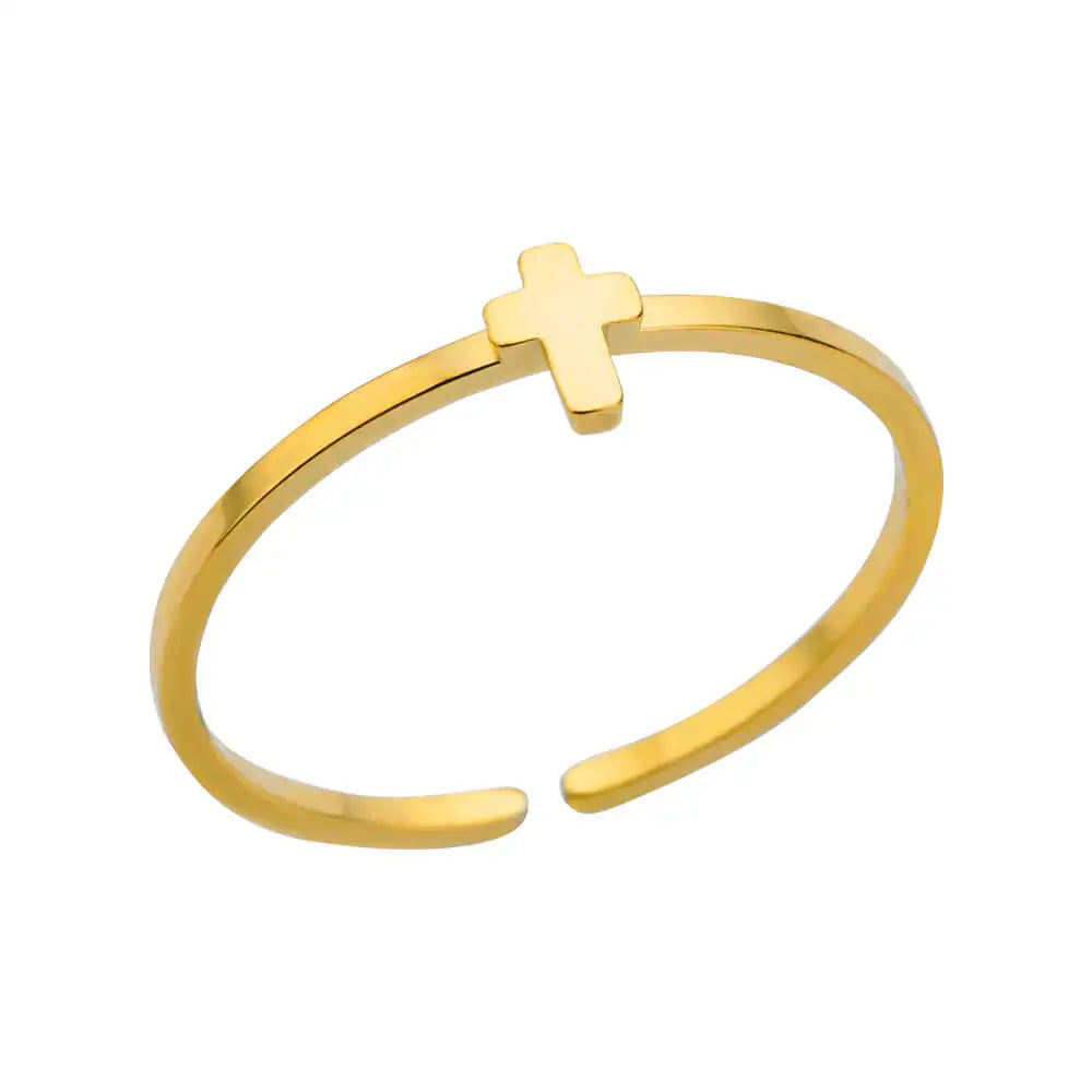316L Stainless Steel Rings for Women Gold Color Never Fade Luxury Classic Rings Wedding Couple Rings Jewelry Free Shipping