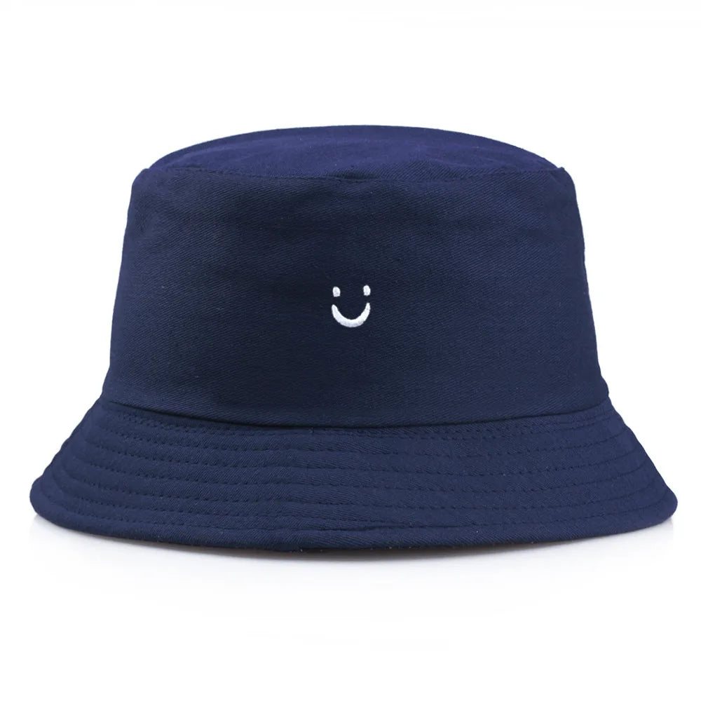 New Embroidered Fisherman Hat Women'S Cute Sunscreen Bowl Hat Men'S Outdoor Sunshade Hat