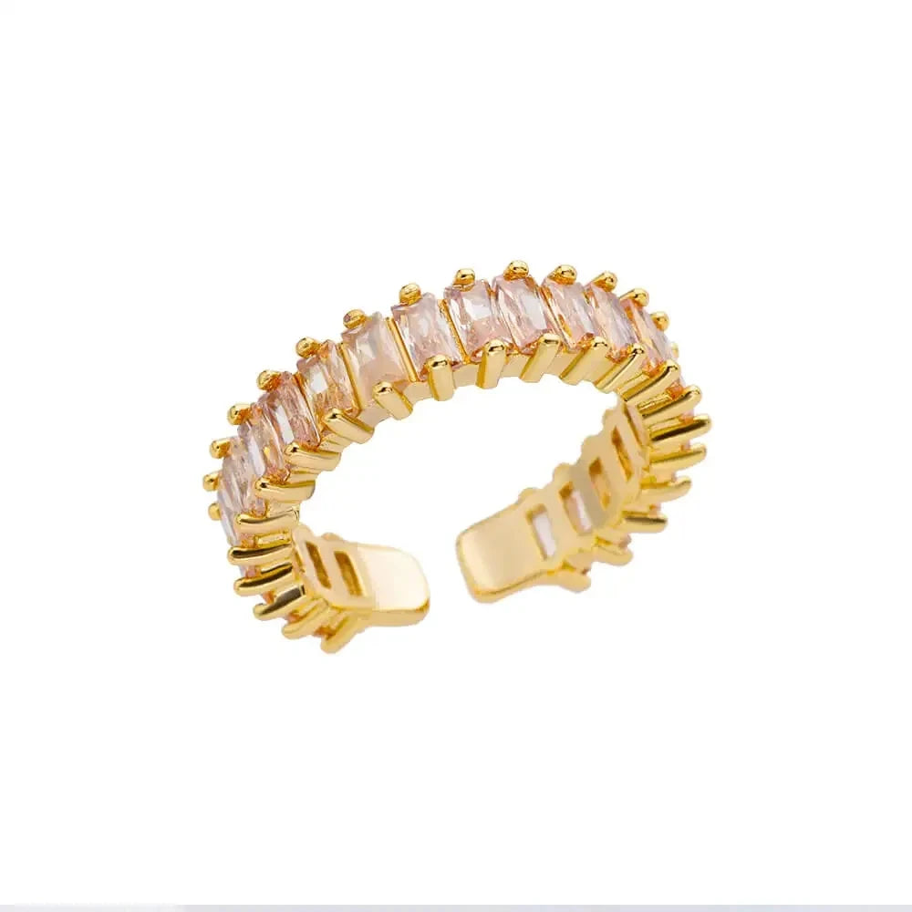 316L Stainless Steel Rings for Women Gold Color Never Fade Luxury Classic Rings Wedding Couple Rings Jewelry Free Shipping